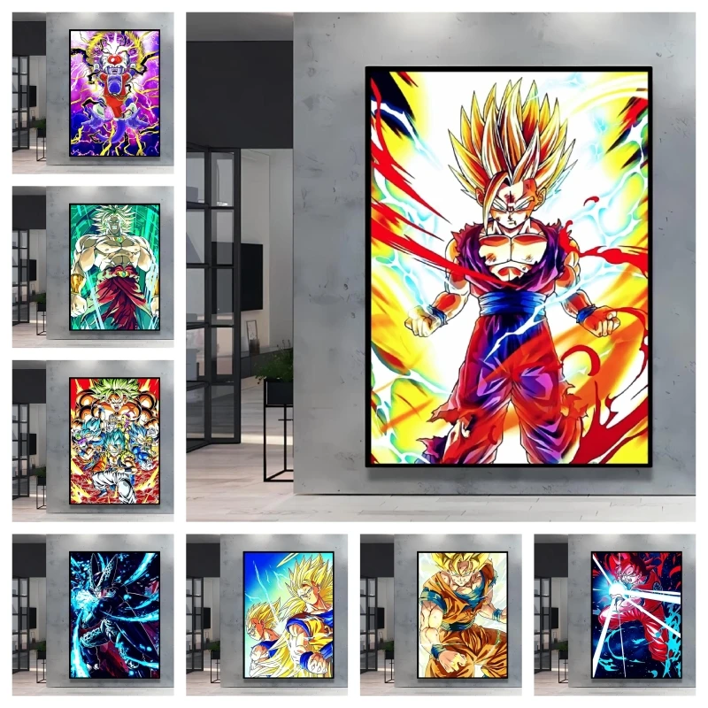 Dragon Ball Gohan Anime 5D Ful - Resin Art Wallpaper review and price