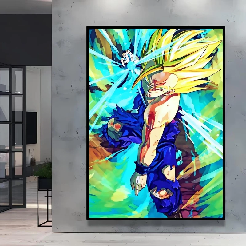 Dragon Ball Gohan Anime 5D Ful - Resin Art Wallpaper review and price