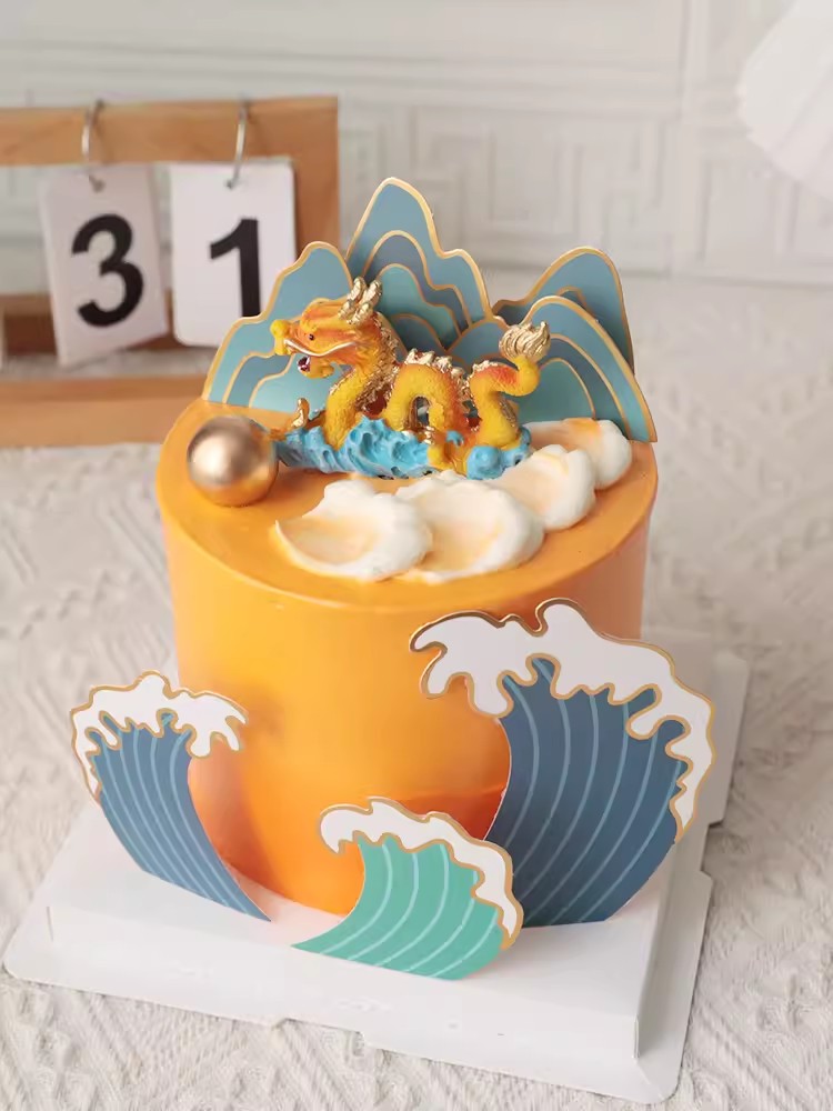 Chinese Style Happy Cake Toppe - Resin Art Alphabet review and price