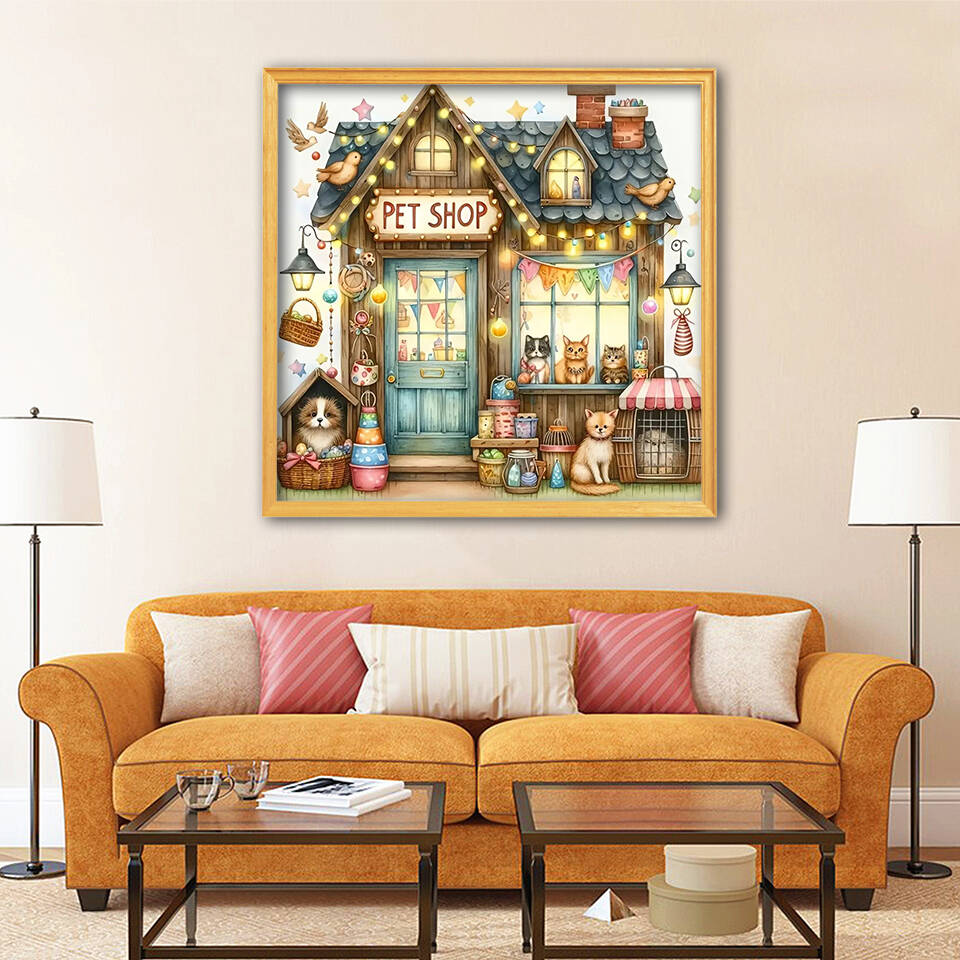 1pc frameless  5D Diamond Pain - Resin Art Wallpaper review and price