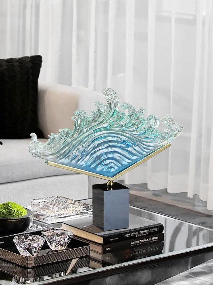 Transparent Gradient Ocean Wav - Resin Art Wedding Gift review and price