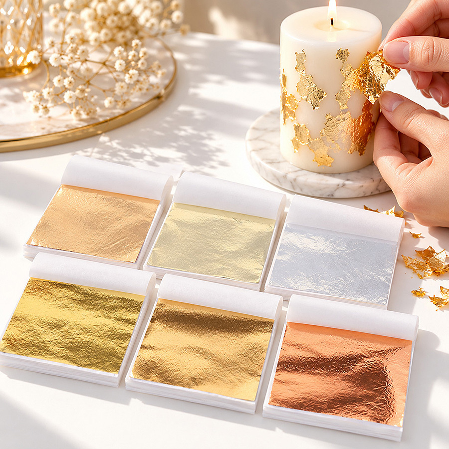 100 Sheets Golden Foil Paper f - Resin Art Wedding Gift review and price