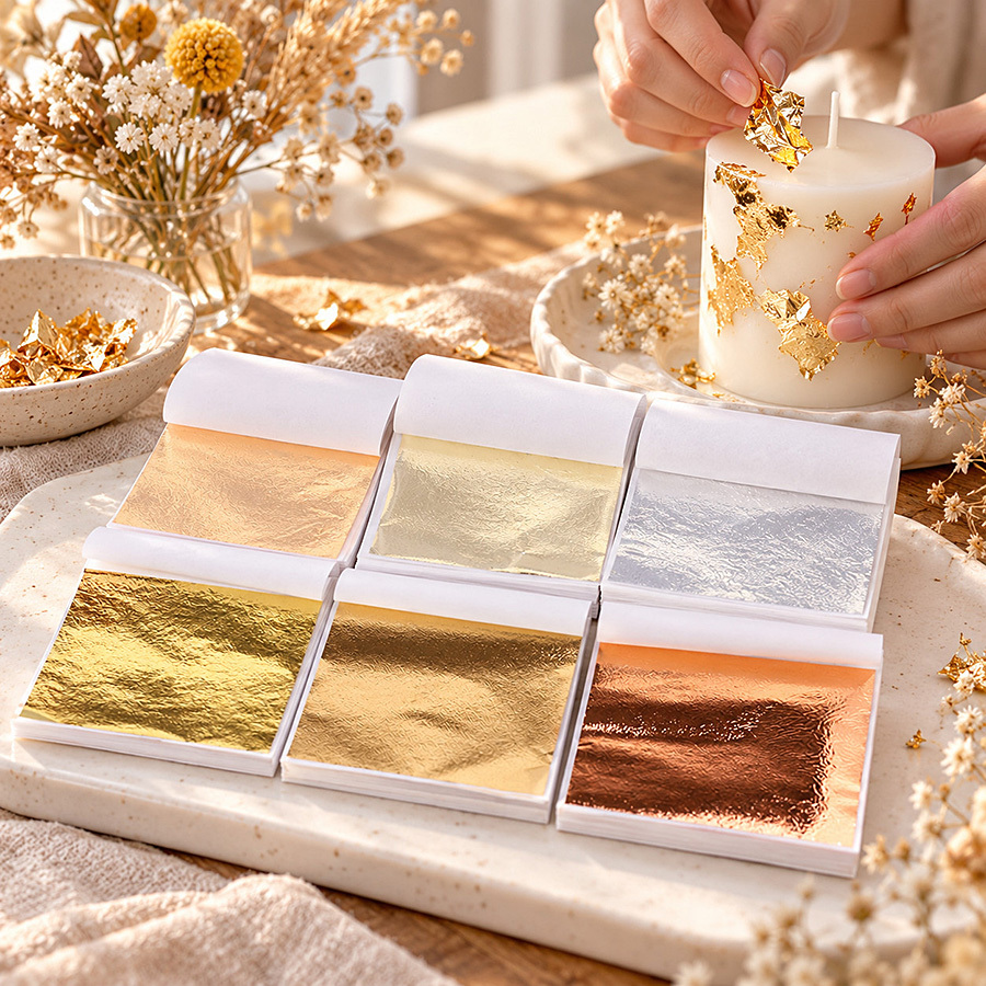 100 Sheets Golden Foil Paper f - Resin Art Wedding Gift review and price