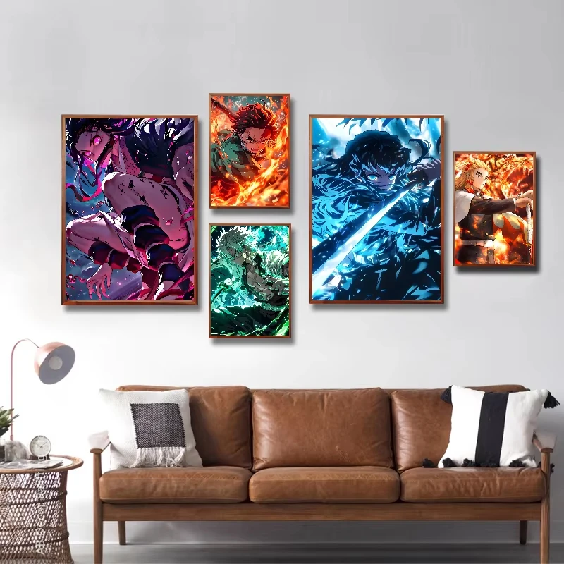 Demon Slayer Anime 5D Full Rou - Resin Art Wallpaper review and price