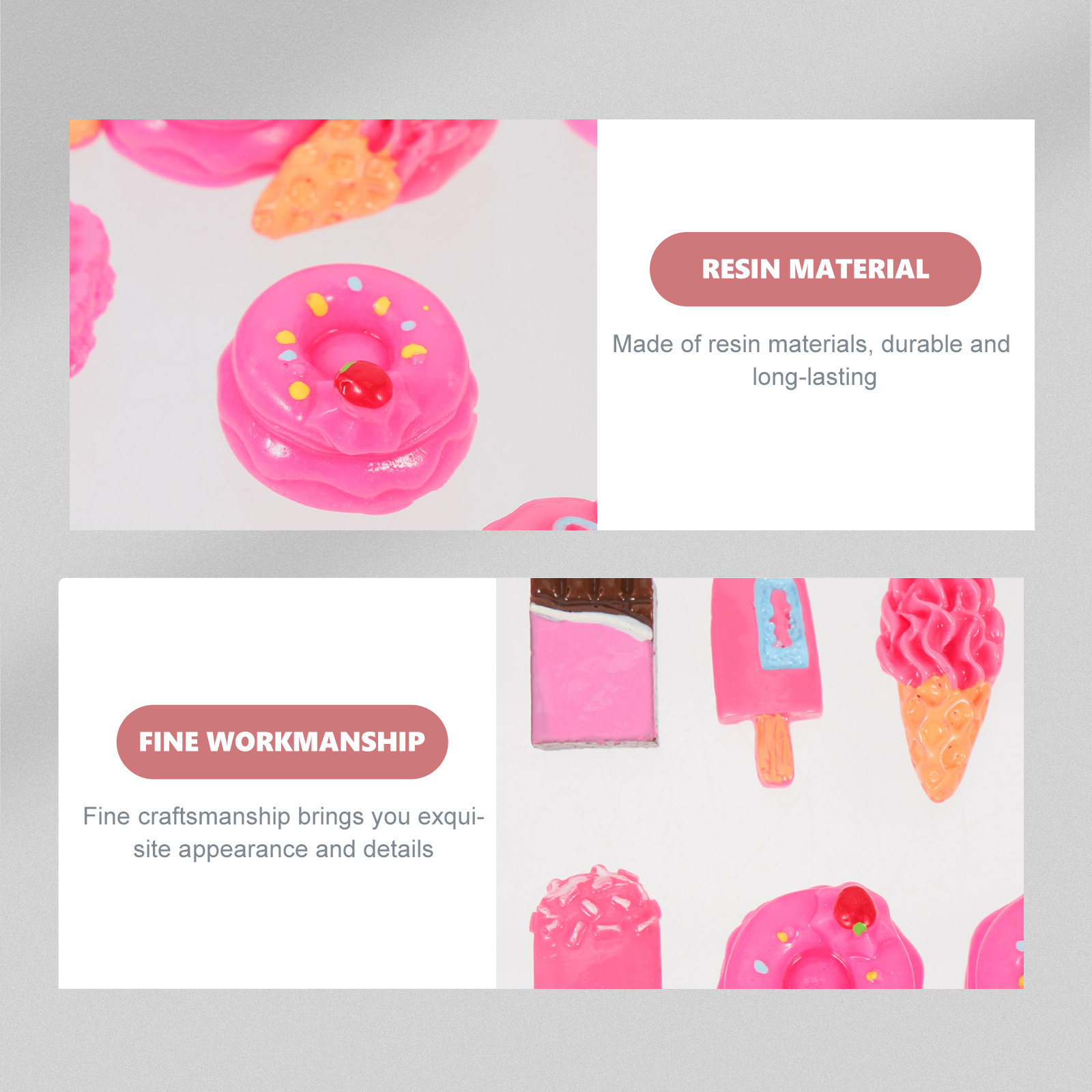 30pcs Kawaii Resin Mini Food C - Resin Art Case review and price