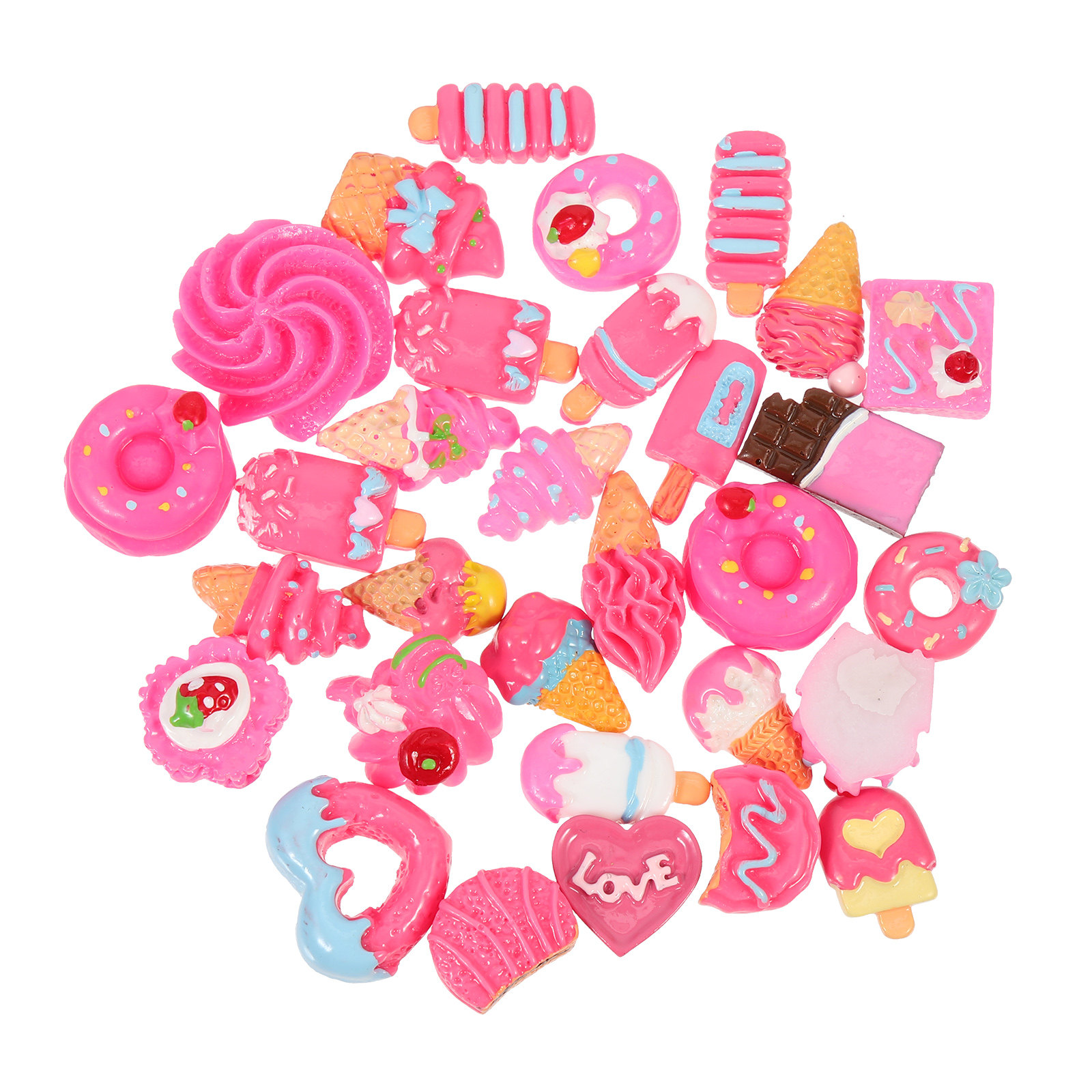 30pcs Kawaii Resin Mini Food C - Resin Art Case review and price