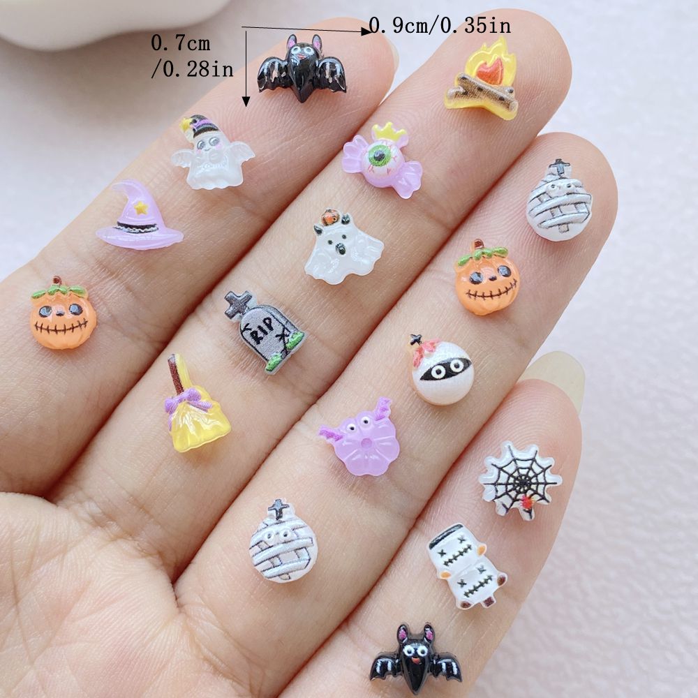 100PCS Halloween 3D Nail Art D - Resin Art Equipment review and price