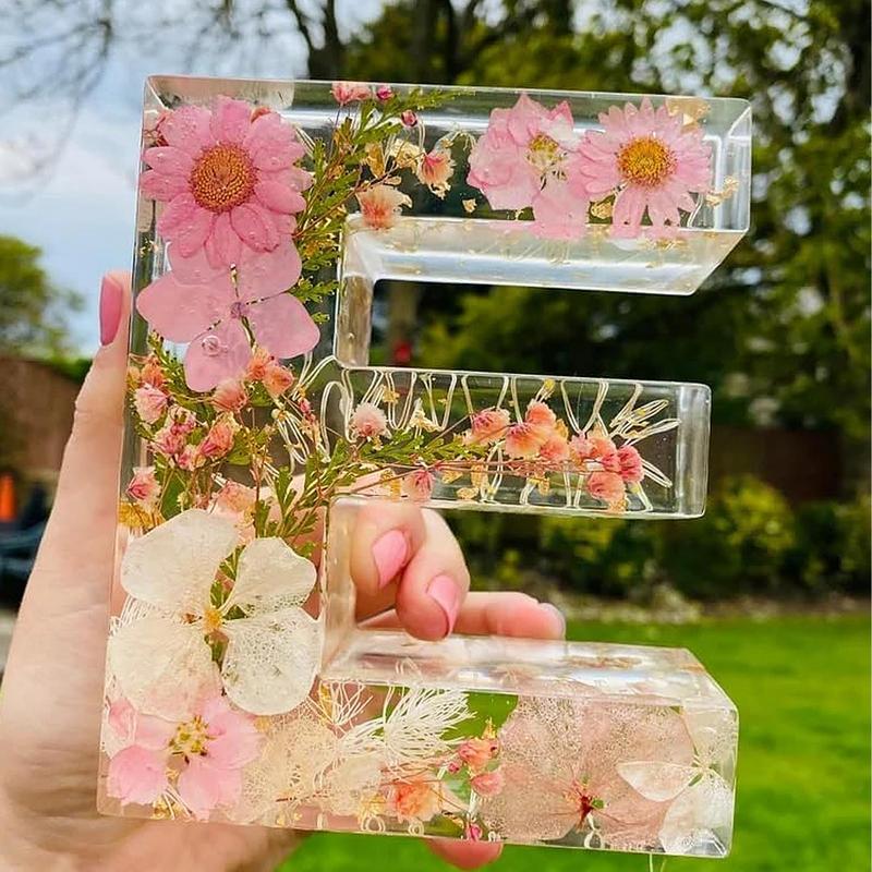 Floral 26 Letters Night Lights - Resin Art Alphabet review and price