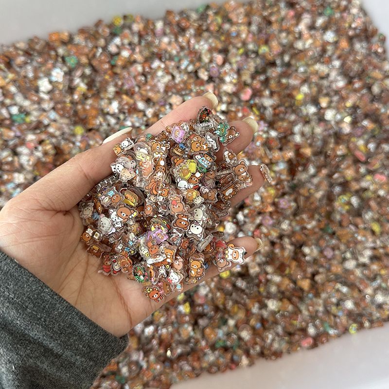 Rilakkuma Acrylic Confetti Pie - Resin Art Case review and price