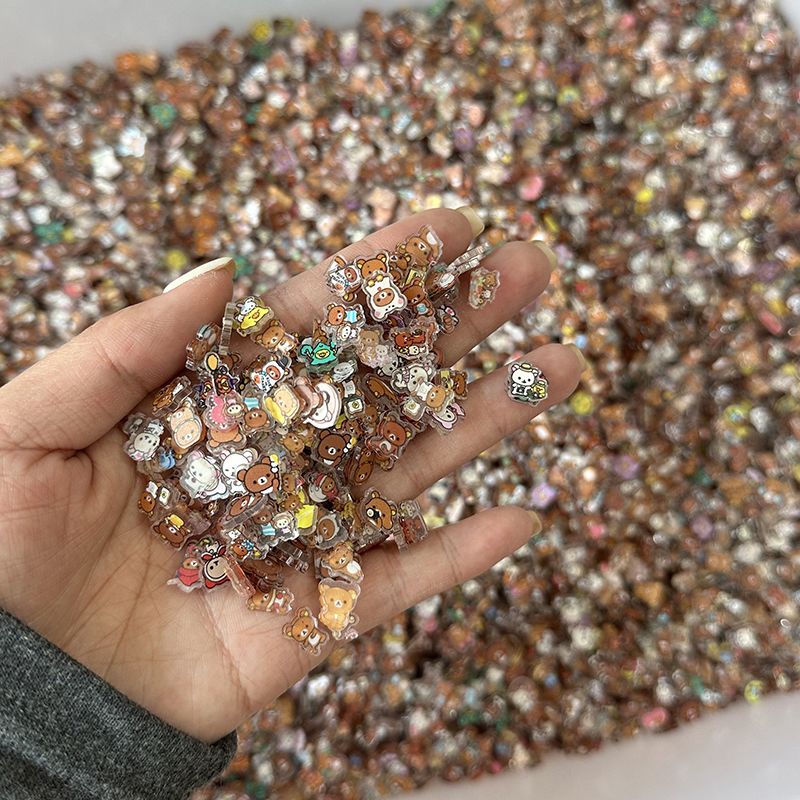 Rilakkuma Acrylic Confetti Pie - Resin Art Case review and price